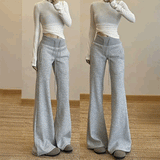 フィットスウェットフレアパンツ