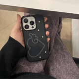 ブラックエンジェルハートiPhoneケース