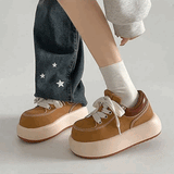 厚底アクセントウエスタンスニーカー