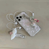 クリアハイビスカスiPhoneケース