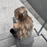 レオパードロングリボンヘアピン