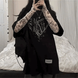 グラフィックシースルートップス