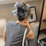 シアードットリボンヘアクリップ