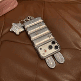 うさ耳シャイニーダウンジャケットiPhoneケース