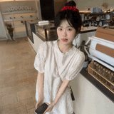ホワイトミモザワンピース