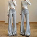 フィットスウェットフレアパンツ