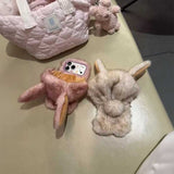 フード付きウルフファーiPhoneケース