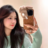 ひょっこりうさぎiPhoneケース