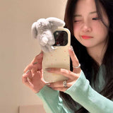 ひょっこりうさぎiPhoneケース