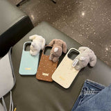 ひょっこりうさぎiPhoneケース