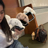 ひょっこりうさぎiPhoneケース