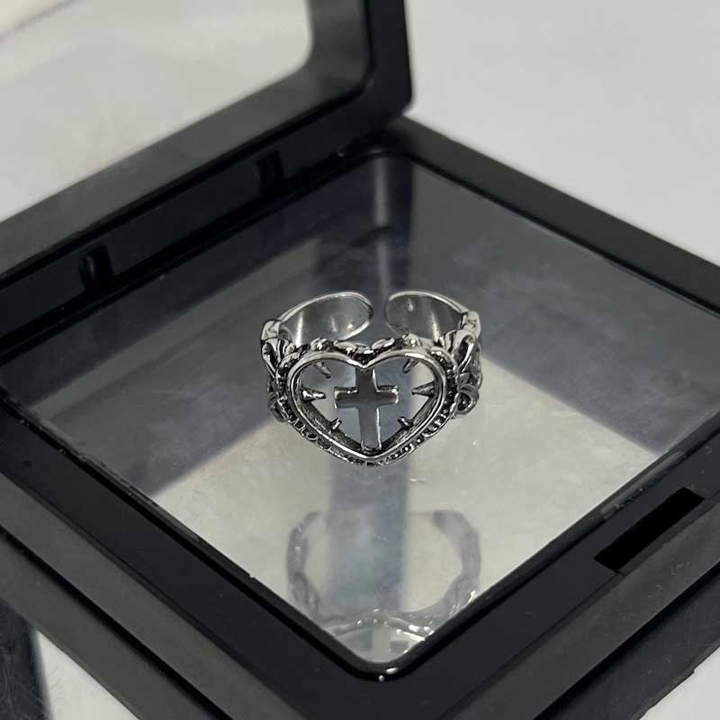 ハートゴシックシルバーリング