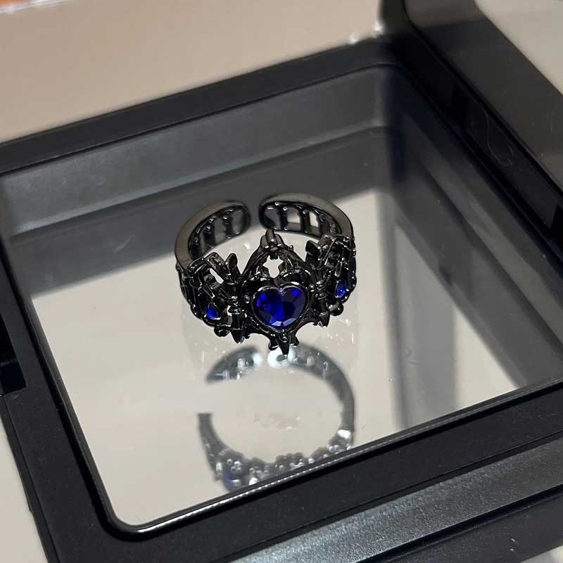 カラーストーンゴシックリング