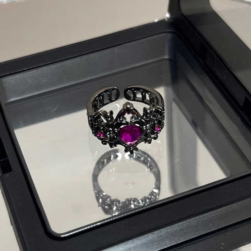 カラーストーンゴシックリング