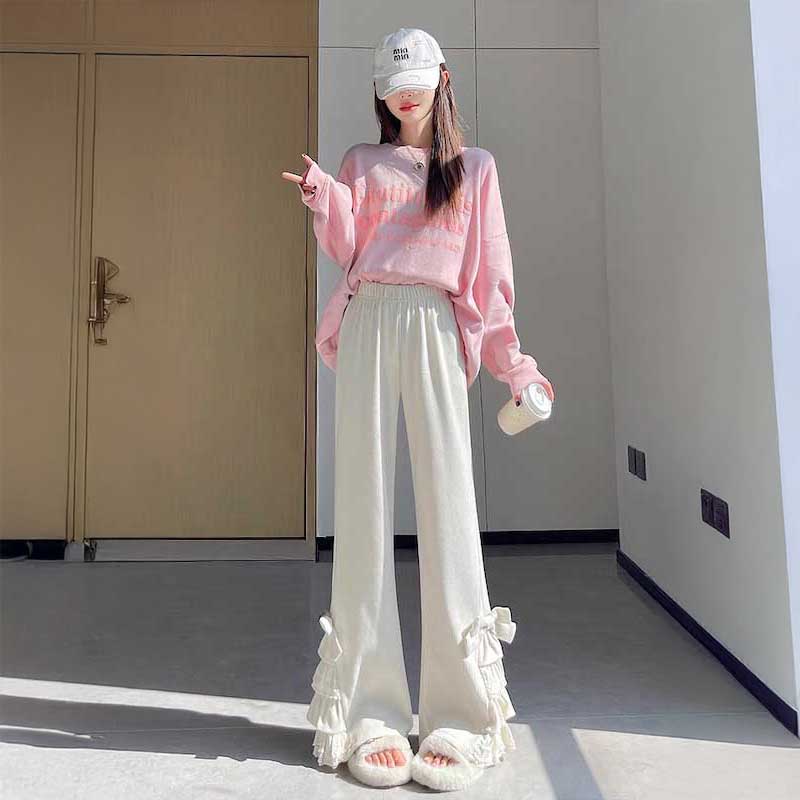 ティアードフリルアクセントパンツ