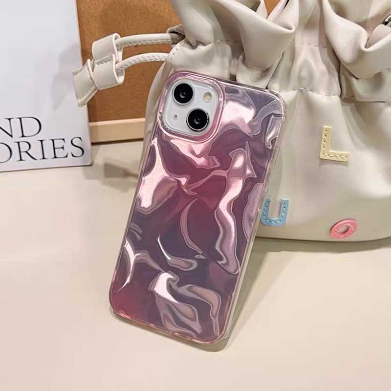 オーロラホログラムiPhoneケース