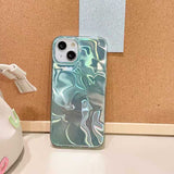 オーロラホログラムiPhoneケース