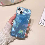 オーロラホログラムiPhoneケース