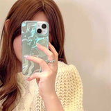 オーロラホログラムiPhoneケース