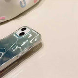 オーロラホログラムiPhoneケース