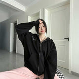 バックサインロゴオーバーパーカー