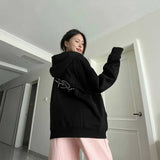 バックサインロゴオーバーパーカー