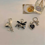 ハートリボンモチーフシルバーチャーム