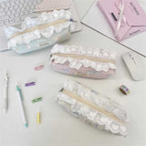 フリルパステルパターンペンケース