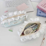 フリルパステルパターンペンケース