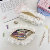 フリルパステルパターンペンケース