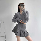 ベーシックカラープリーツスカート