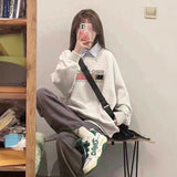 フロントロゴプリントスウェット