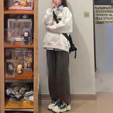 フロントロゴプリントスウェット