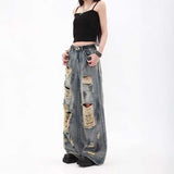 ダメージヴィンテージワイドデニム