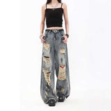 ダメージヴィンテージワイドデニム