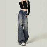 スタイルアップフレアデニム