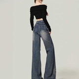 スタイルアップフレアデニム