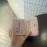 レースアップリボン財布
