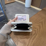 レースアップリボン財布