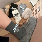 メッセージロゴリボンソックス4点SET