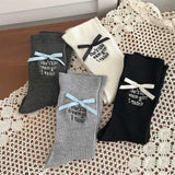 メッセージロゴリボンソックス4点SET