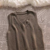 ブラウンチェック制服コーデ4点SET