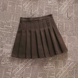 ブラウンチェック制服コーデ4点SET