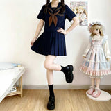 ブラウンタイセーラー制服コーデSET