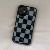 ブルータイルチェッカーiPhoneケース