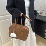 スクエアロングショルダートートバッグ