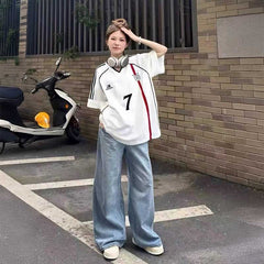 ナンバーセブンスポーツユニTシャツ