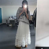 チェンジングティアードスルーロングスカート