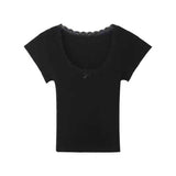 エンドレースUネックTシャツ