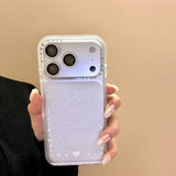 ホワイトクリアエンジェルiPhoneケース